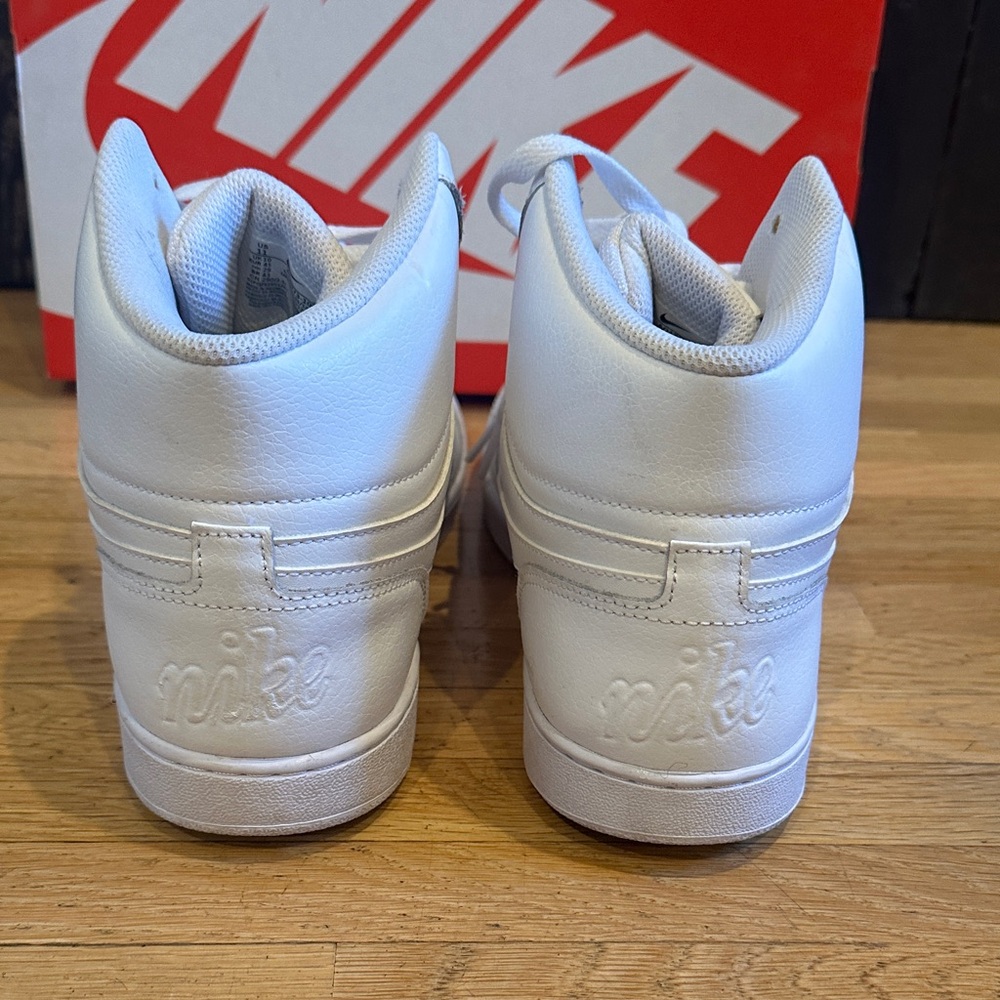 👻Nike Ebernon Men's White High-Top Sneakers - Picture 3 of 7